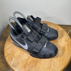 Nike Romaleos 2 Black Silver Weightlifting Shoes 820534-001 Womens 6